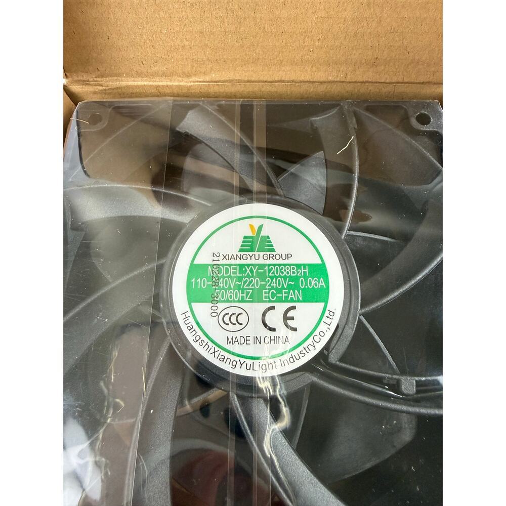Powerful XY-12038B2H Cabinet EC Cooling Fan 120x120x38mm 110-240V AC